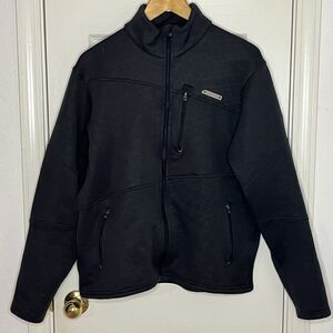 Under Armour Black Hoodless Full Zip Jacket Men’s Size Medium